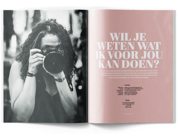 Myglossy.nl tijdschrift maken Portfolio maken