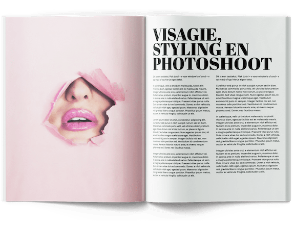 Myglossy.nl tijdschrift maken Portfolio maken