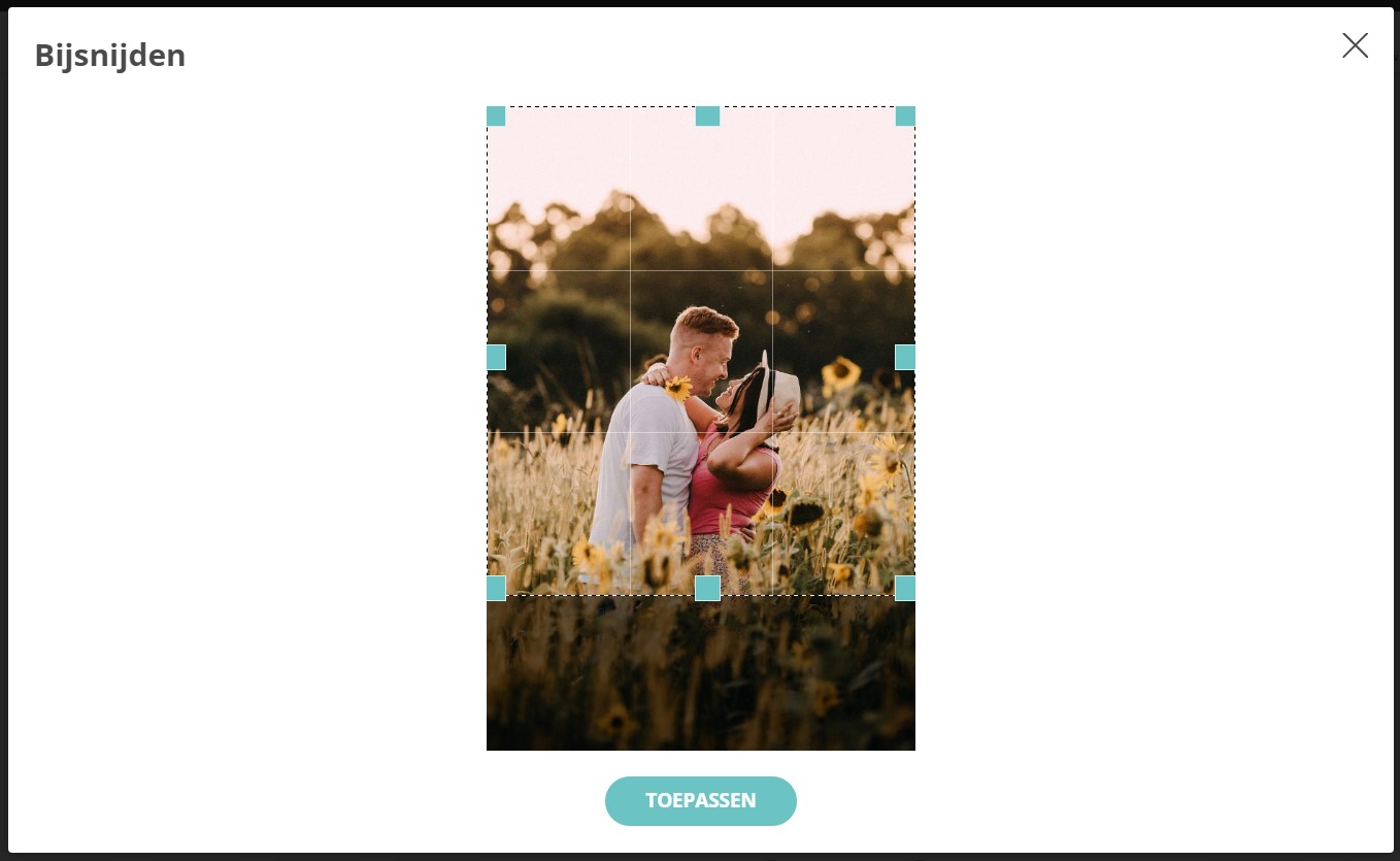 Foto’s bijsnijden
