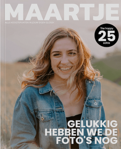 Myglossy.nl tijdschrift maken als uniek en persoonlijk Cadeau.