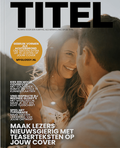 Hinder Rusteloos Kind Zelf een professionele tijdschriftcover maken | MyGlossy.nl