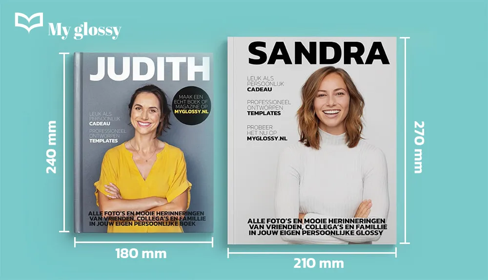 Myglossy.nl maak je eenvoudig mooie boeken en magazines dankzij onze sjablonen
