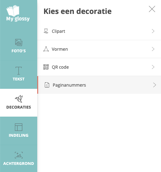 Myglossy.nl_zelf magazine maken_zelf boek maken__paginanummers toevoegen decoraties