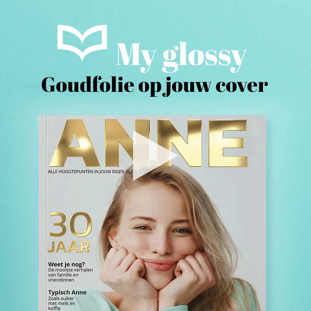 Myglossy.nl_maak je eigen magazine met gouden titels en vormen