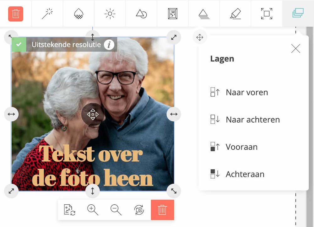 Myglossy.nl_Foto's en tekst bewerken.