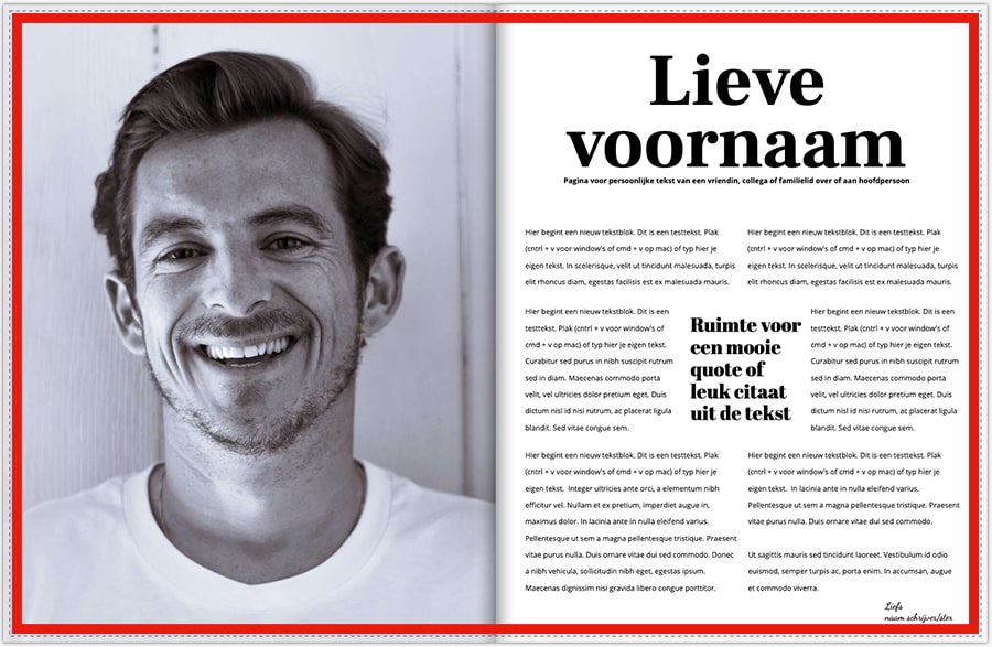 Myglossy.nl_zelf magazine maken_zelf boek maken_tekst en foto's langs de stippellijnen