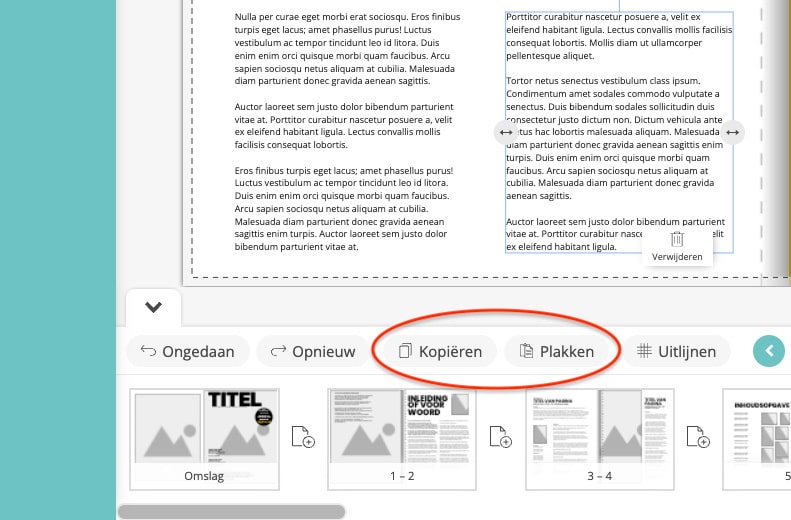 Myglossy.nl_zelf magazine maken_zelf boek maken_tekstblokken kopieren en plakken