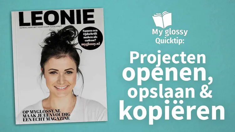 Myglossy.nl boek of tijdschrift maken als uniek en persoonlijk Cadeau.