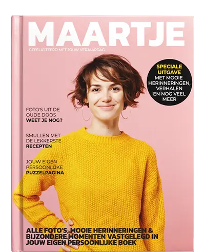 Maak een luxe boek als cadeau