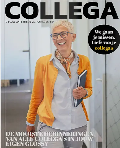 Maak een echte glossy als cadeau voor jullie collega.