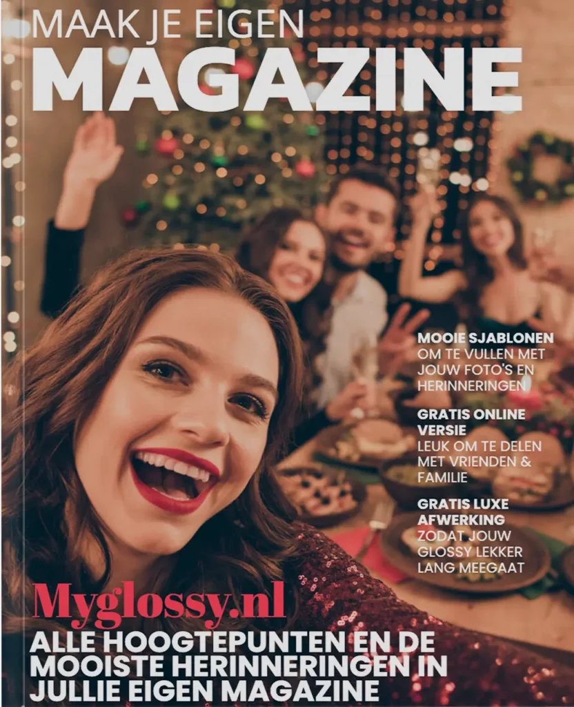 My glossy maak een glossy als cadeau voor de feestdagen