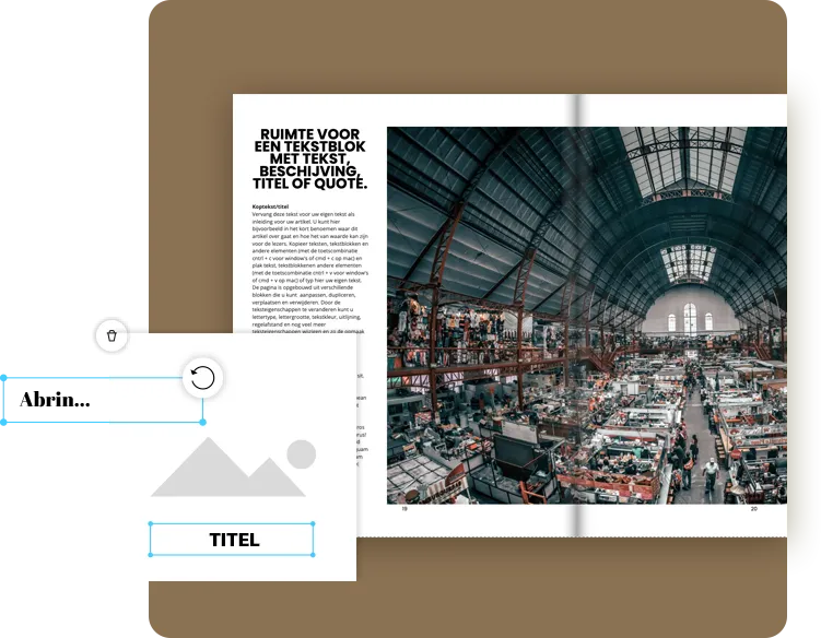 Je maakt zelf de mooiste magazines met het handige online programma en de professionele magazine designs van My glossy