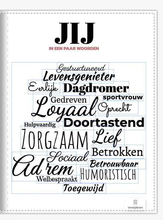 Meerdere objecten tegelijkertijd selecteren om tegelijk te bewerken of te verplaatsen op My glossy