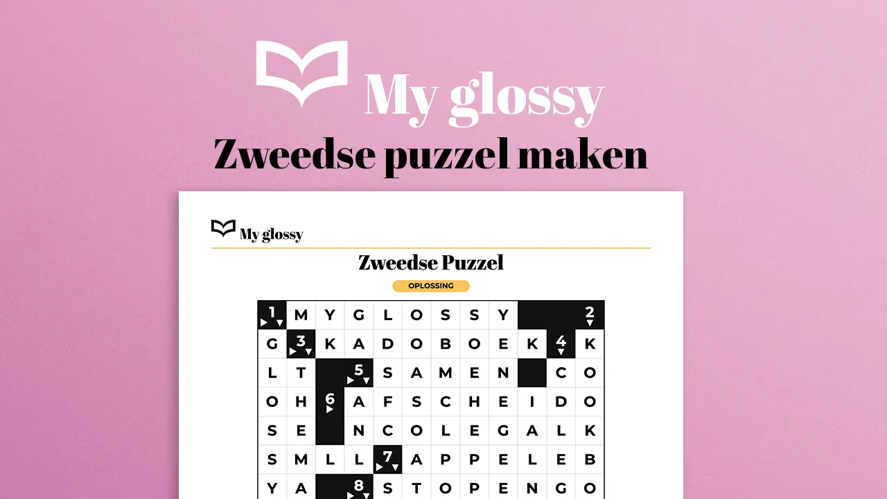 Zweedse puzzel maken