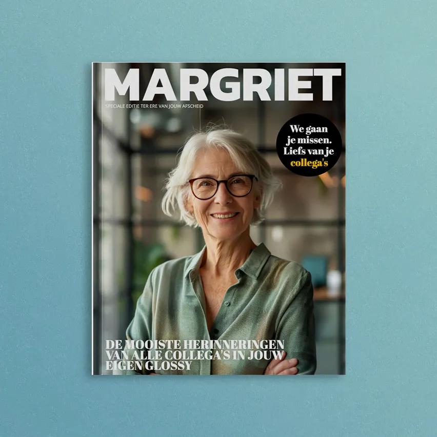 Maak samen met collega's een uniek pensioencadeau met Myglossy.nl